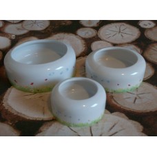 Keramik-Futternapf "Frühlingswiese" - 100 ml